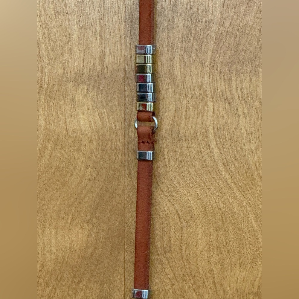 New New Linea Pelle skinny leather belt xs